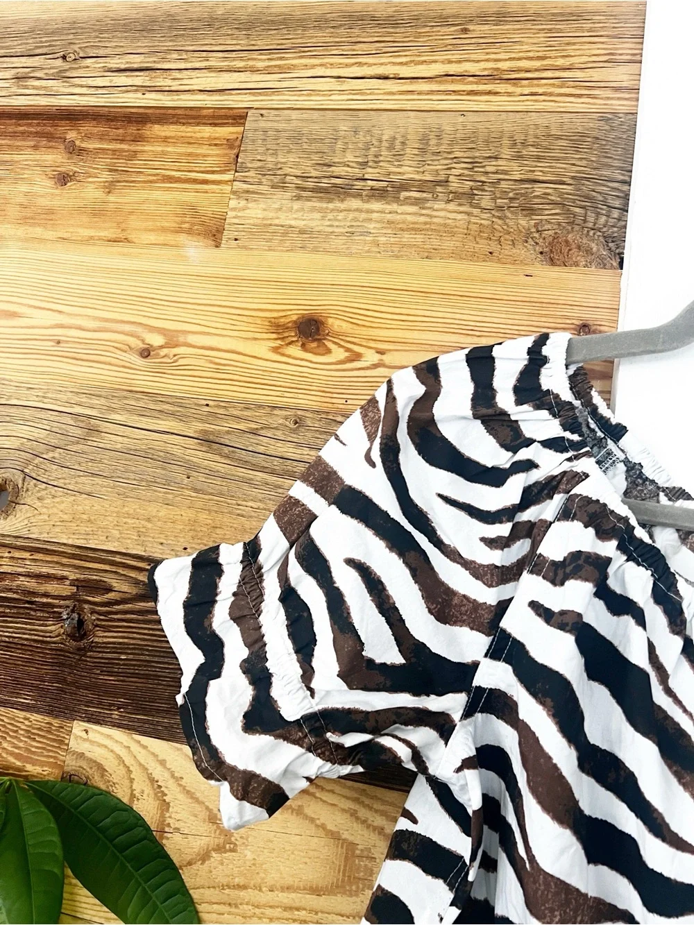 J.Crew Gathered Scoopneck Top in Zebra Stripe XS